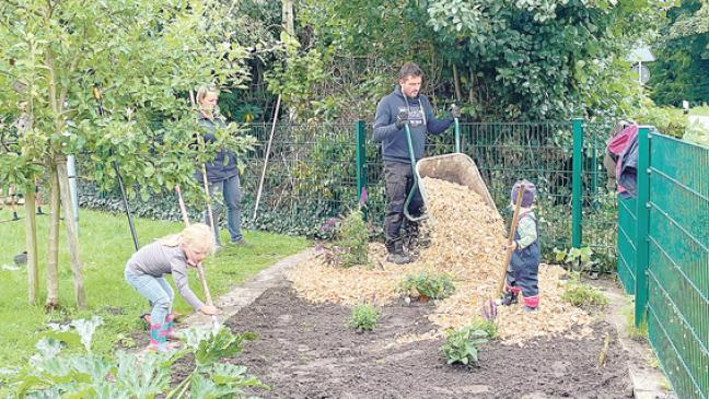 Ditzumer Kindergarten: Der Garten ist winterfest