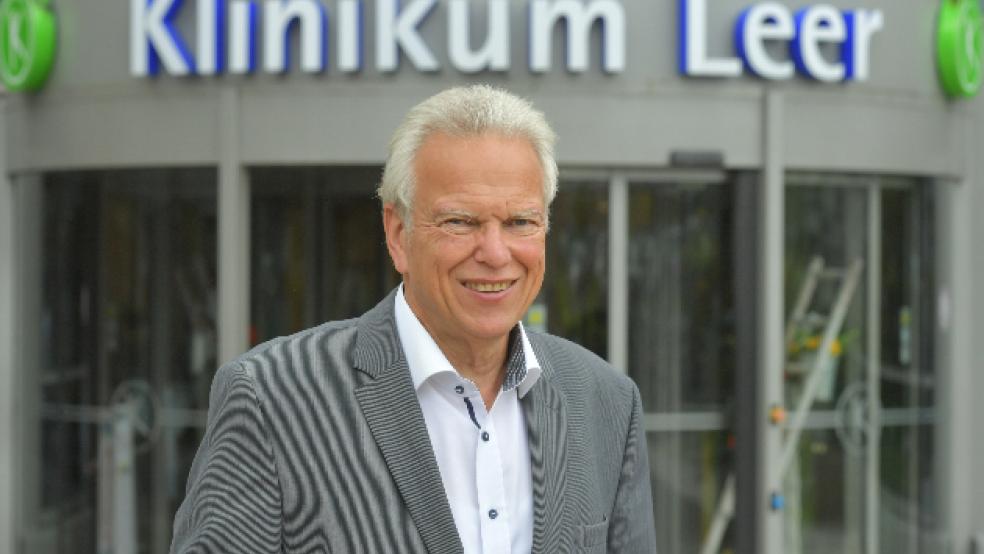 Von 1991 bis 2016 lenkte Hans-Jürgen Wietoska als Chefarzt die Geschicke der Klinik für Anästhesie und Intensivmedizin. Seit 2009 ist er zudem Ärztlicher Direktor des Klinikums. © Klinikum Leer