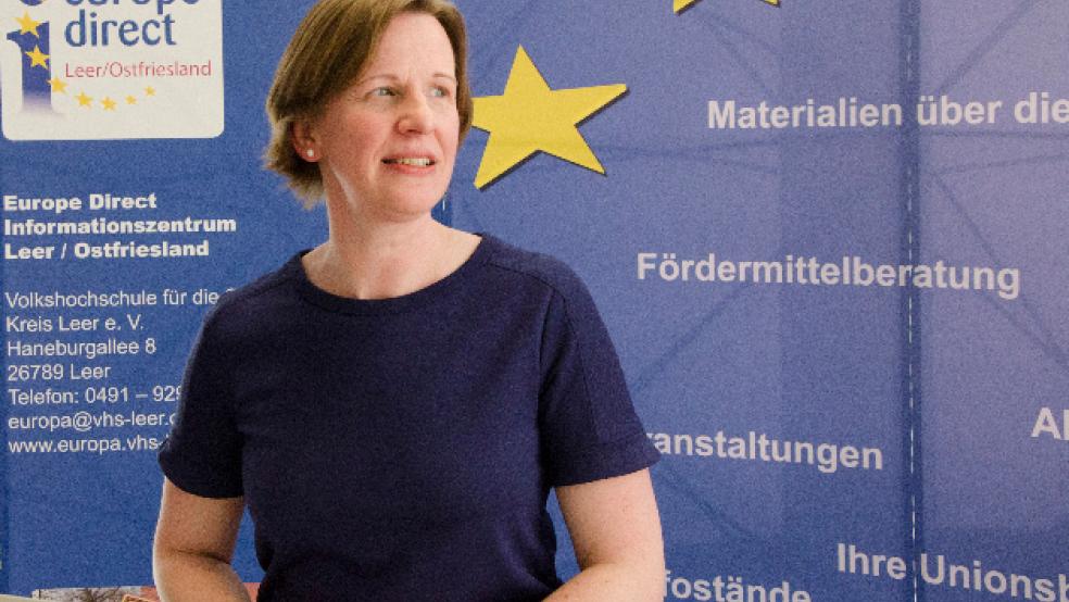 Grietje Oldigs-Nannen (44) steht nun an der Spitze der CDU-Fraktion im Leeraner Kreistag. © Foto: RZ-Archiv