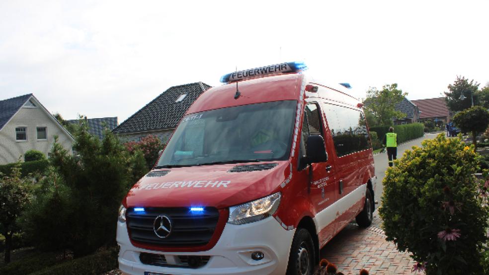 Die Feuerwehr war heute in Weener im Einsatz, zu einem Gasaustritt war es allerdings nicht gekommen. © Feuerwehr /Rand
