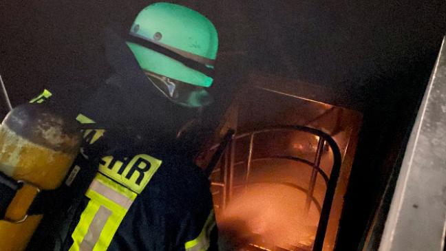 Feuerwehrleute in der Hitzeschlacht