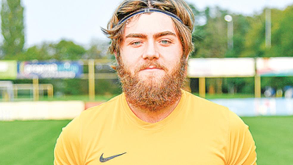 Arlind Jonjic brachte Germania Leer bei WSC Frisia Wilhelmshaven in Führung.  © Foto: Bruins