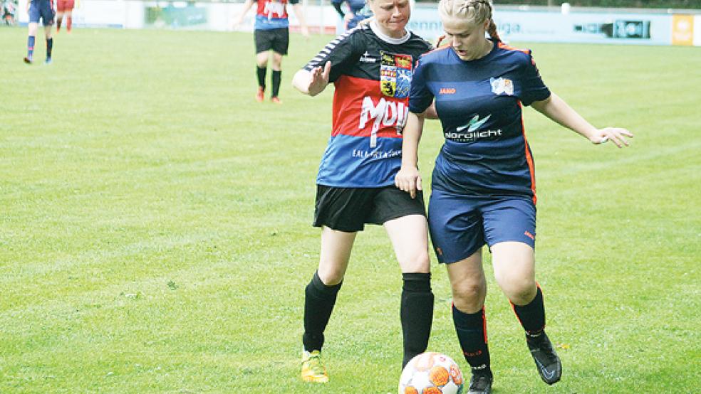 Alina Smeenge und die SG Heidjer/Wymeer begannen stark, mussten sich SuS Steenfelde aber doch geschlagen geben.  © Foto: Yzer