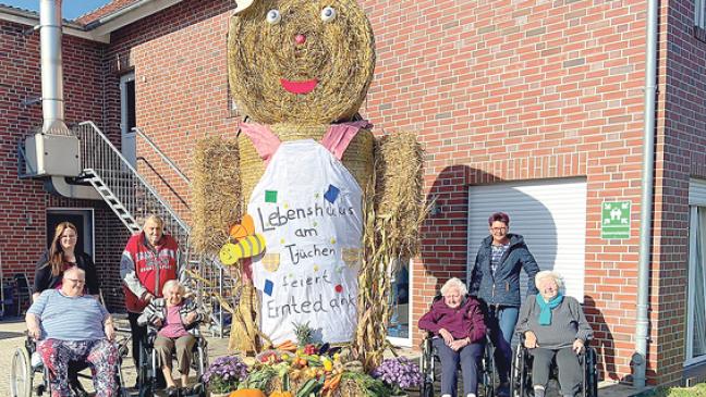 Erntedank-Hingucker beim »Lebenshuus«