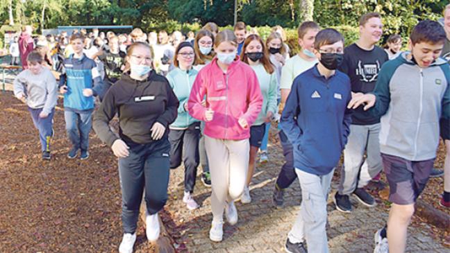 Sponsorenlauf der Oberschule erzielte 4300 Euro