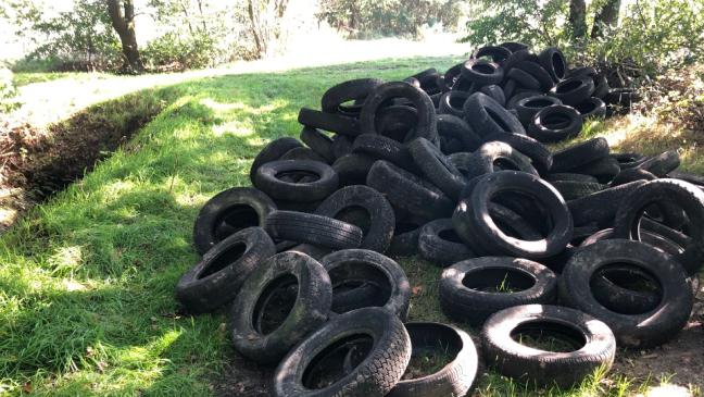 Bis zu 200 Altreifen einfach entsorgt
