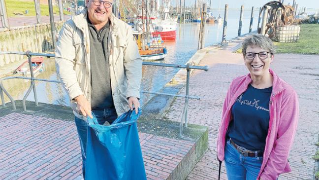 Coronamasken, Kippen und Plastikfetzen
