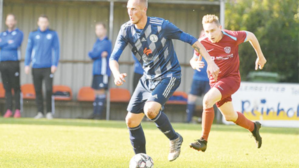 Gerd Siemens erzielte das 1:0 für Möhlenwarf.  © Foto: Bruins
