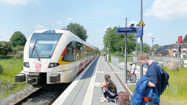 Am Wochenende keine Arriva-Züge am Bahnhof in Weener