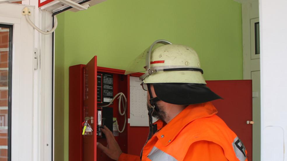 Die Feuerwehr Weener war heute am frühen Morgen wegen eines Fehlalarms im Einsatz. Die Brandmeldeanlage wurde kontrolliert und zurückgestellt.  © Archivfoto: Feuerwehr/Rand