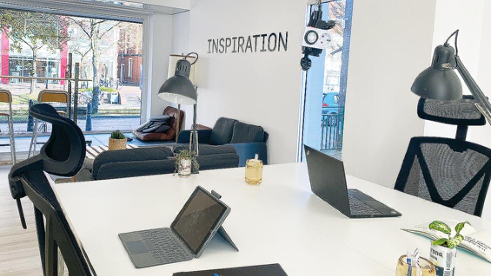 Ab Anfang November kann ein Arbeitsplatz gebucht werden.  © Foto: Stadt Papenburg