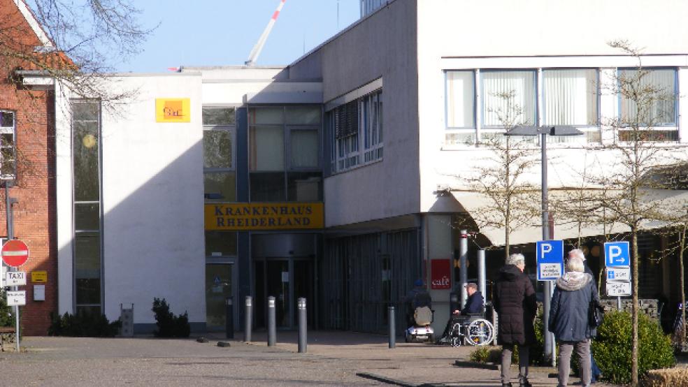 Auch im Krankenhaus Rheiderland in Weener gilt ab morgen grundsätzlich eine FFP2-Maskenpflicht für alle externen Personen. © Archivfoto: Szyska