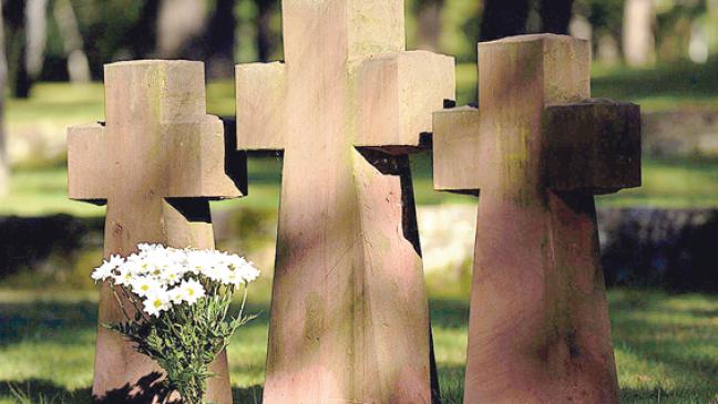 Spendensammlung für die Kriegsgräberfürsorge