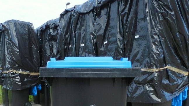 Blaue Tonnen werden ab Januar verteilt