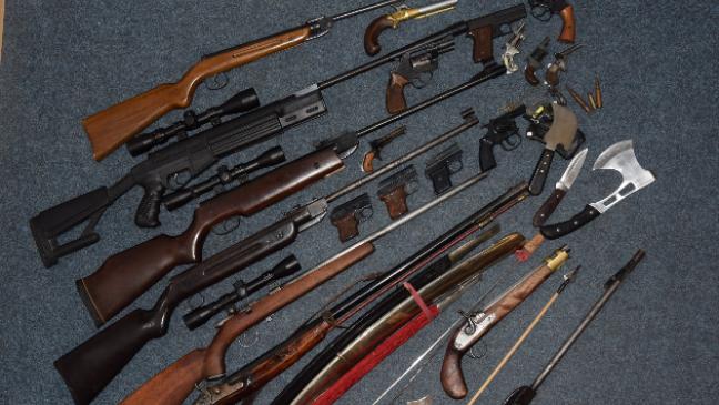 Bingumer hortet diverse Waffen