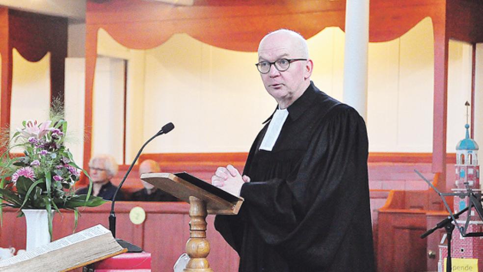 Uwe Wiarda trat vor rund 25 Jahren seinen Dienst in Leer an. Der Pastor kann auch auf eine berufliche Station im Rheiderland zurückblicken.  © Foto: Wolters