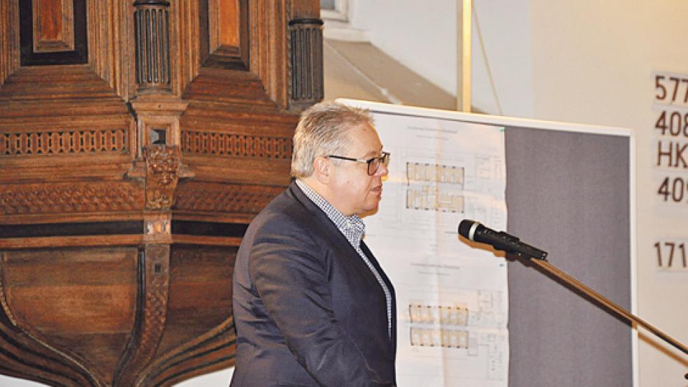 Klinikum-Chef Holger Glienke steht fest zum Krankenhaus Rheiderland.  © Foto: Boelmann