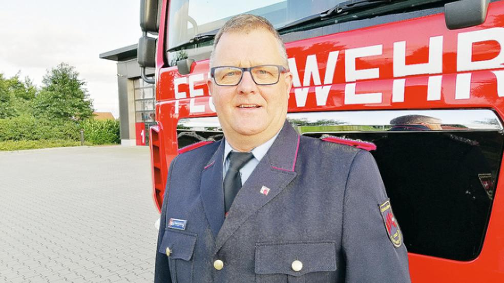 Der Präsident des Feuerwehrverbandes Ostfriesland, Erwin Reiners, sorgt sich um die Corona-Lage  © Foto: Feuerwehr