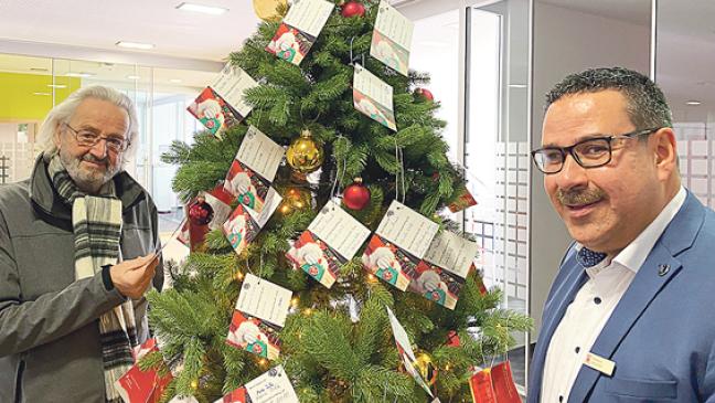 Wunschbaum wartet auf edle Spender