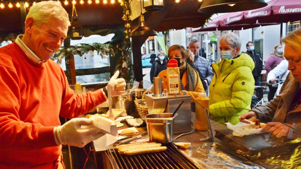 Mirko Langenscheidt hofft auf eine gute Entscheidung für den Leeraner Weihnachtsmarkt.  © Foto: Ammermann