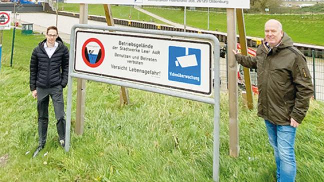 Seeschleuse im Normalbetrieb