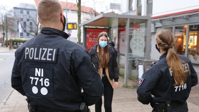 Polizei unterstützt Corona-Kontrollen