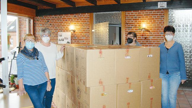 Es sind 276 Kartons mit Geschenken