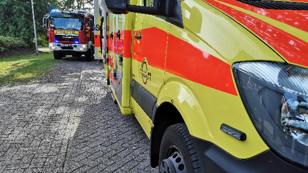 Die Emder Feuerwehr hat in der vergangenen Nacht einen Brand in einer Oberwohnung in Emden gelöscht. © Foto: Feuerwehr