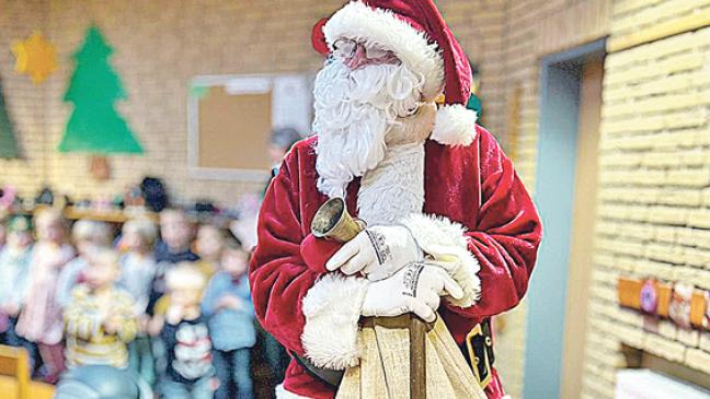 Nikolaus zauberte ein Lächeln in Kindergesichter