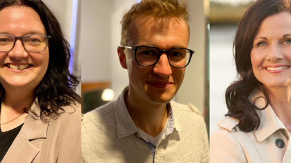 Die Bundestagsabgeordneten Anja Troff-Schaffarzyk (links, SPD) und Julian Pahlke (Grüne)würden eine Impfpflicht befürworten, Gitta Connemann (CDU) dagegen nicht.  © Fotos: Archiv