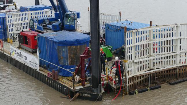 Bombensuche in der Leda