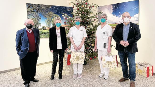 Eine kleine Bescherung im Krankenhaus Rheiderland