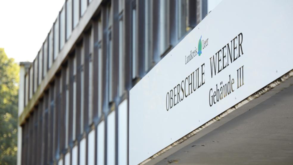 Im Schulgebäude an der Floorenstraße in Weener wird künftig jeden Mittwoch geimpft.  © Foto: Hanken