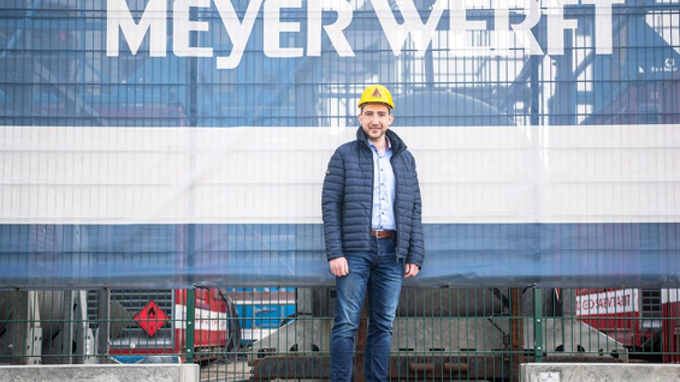 Von der Werft ins Parlament: Meyer-Betriebsratschef Nico Bloem peilt eine Landtags-Kandidatur an.  © Foto: dpa