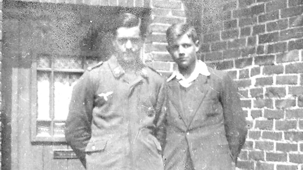 Autor Franz Marheineke (rechts) mit seinem Bruder Paul, der gegen Ende des Zweiten Weltkriegs getötet wurde. Ihm und seiner Schulfreundin ist das neue Buch gewidmet.  © Foto: privat