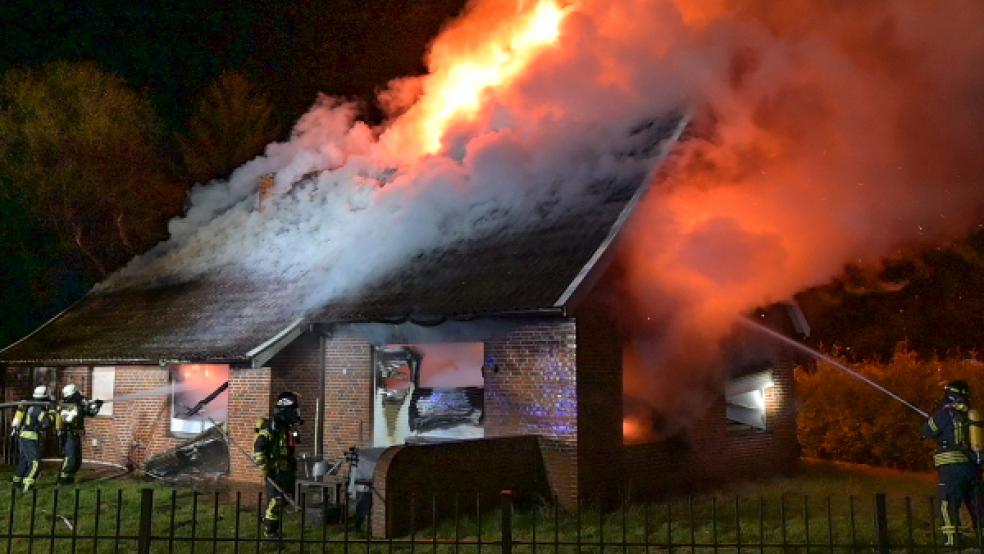 Das Haus ist vorerst unbewohnbar. © Foto: Foto: Bruins
