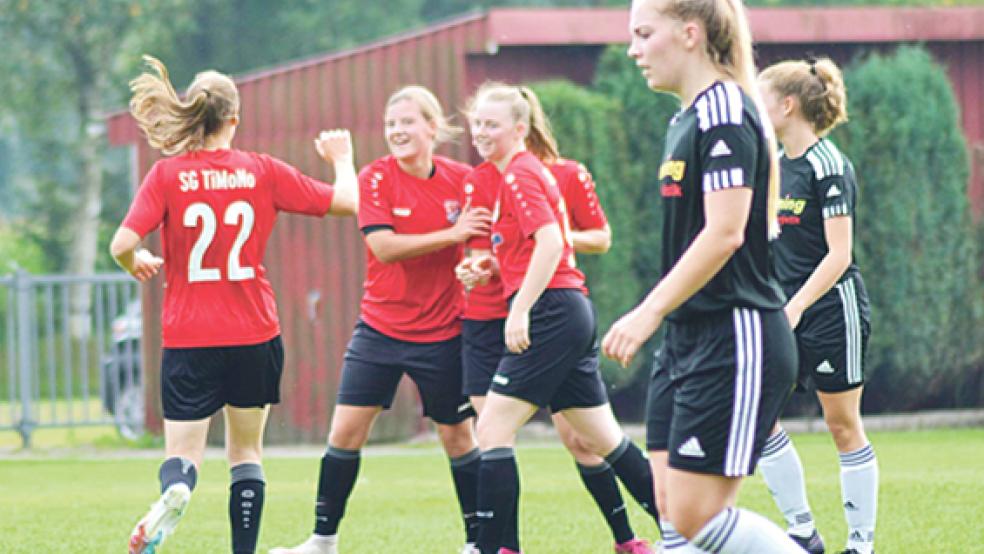 Ein gewohntes Bild: Der SV TiMoNo hat bis auf ein Spiel alles gewonnen und hatte oft Grund zum Jubeln.  © Foto: privat