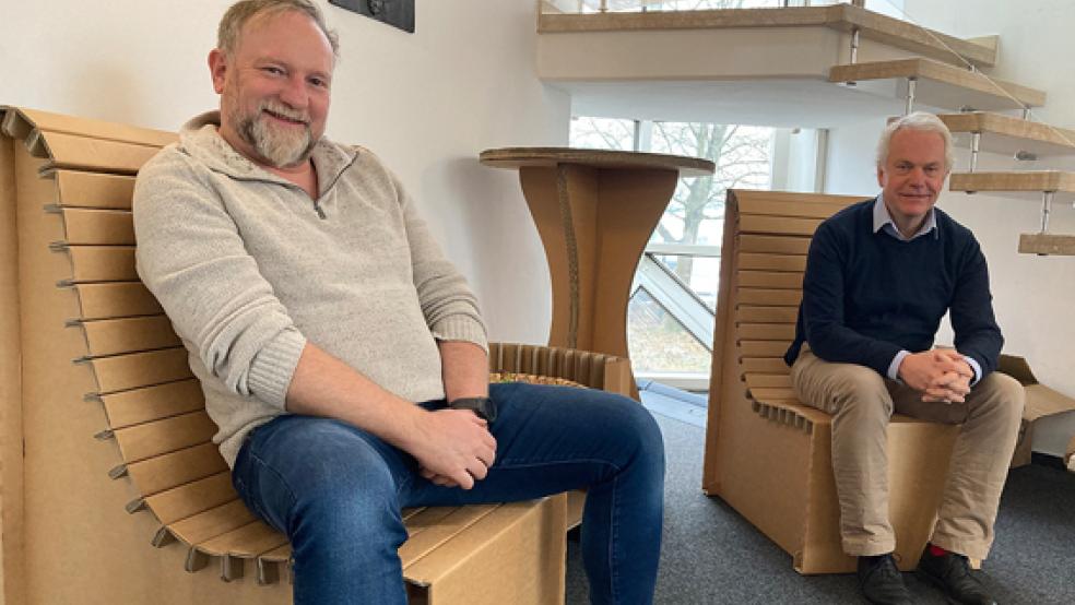 Sind bei Klingele ein eingespieltes Team: Betriebsleiter Thomas Wischeropp (links) und Geschäftsführer Thilo-Hubertus Kuhl.  © Foto: Boelmann