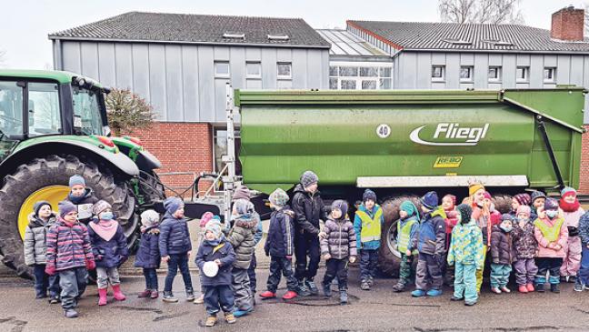 Große Freude für kleine Baumsammler