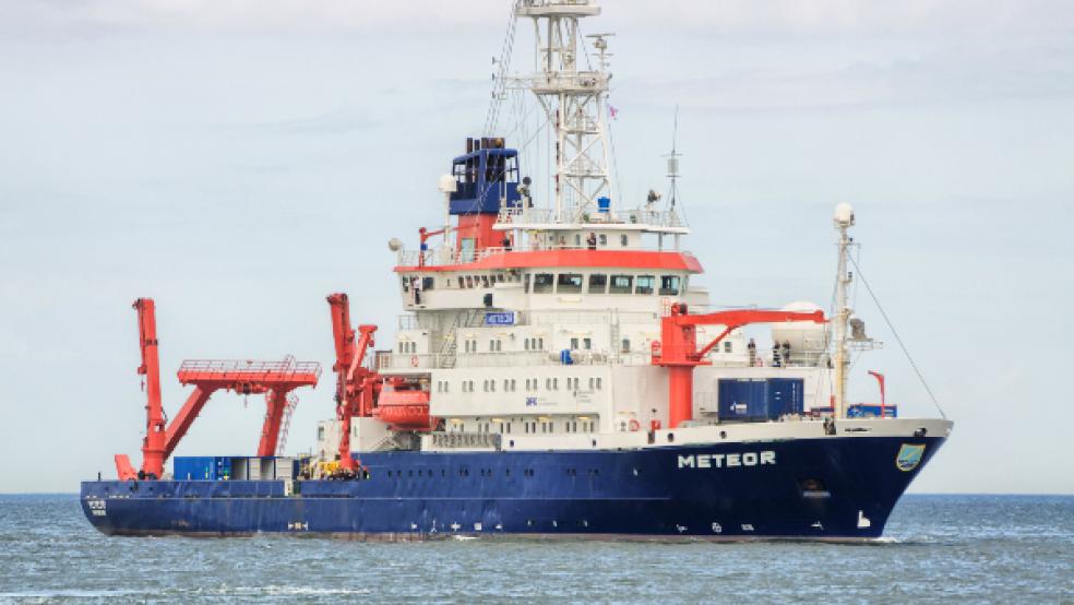 Der Neubau soll das Forschungsschiff »Meteor« ersetzen. © Foto: Prien (dpa)
