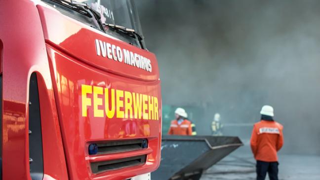 Wohnungsbrand durch Signalrakete