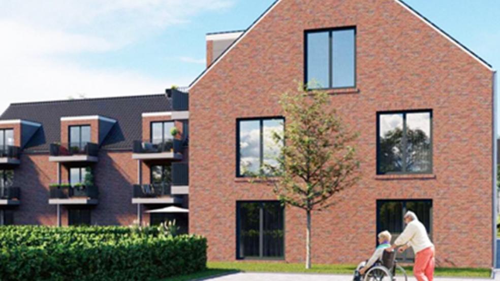 Für das geplante Wohnprojekt von »Open Dören« in Bunde (im Bild eine Computer-Visualisierung) bricht ein Finanzierungsbaustein weg.  © Foto: Open Dören e.V./Architekturbüro Fresemann