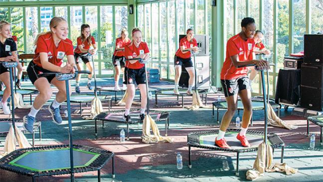 Trainingslager unter Palmen