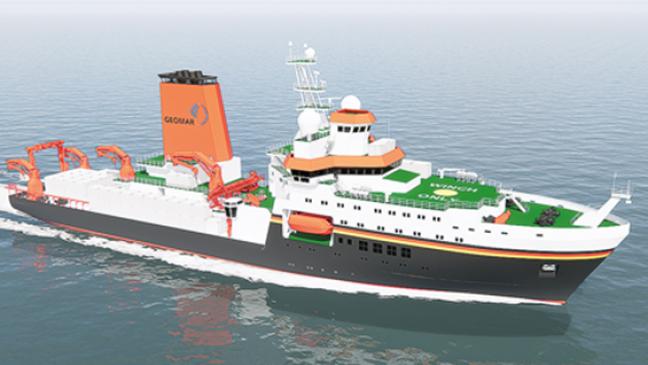 Forschungsschiff für 71 Crew-Mitglieder