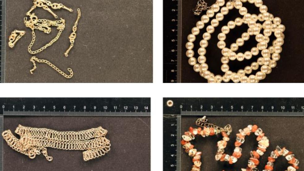 Die Leeraner Polizei sucht nach den rechtmäßigen Eigentümern dieser Fundstücke.  © Foto: Polizei