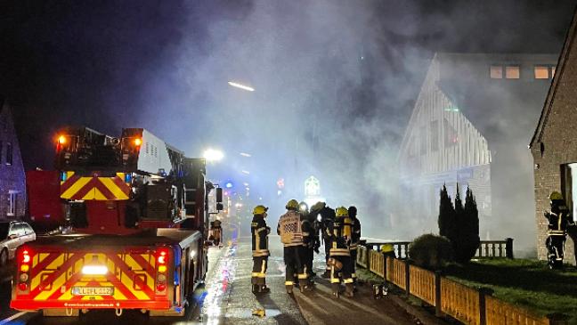 Sauna-Brand im Keller