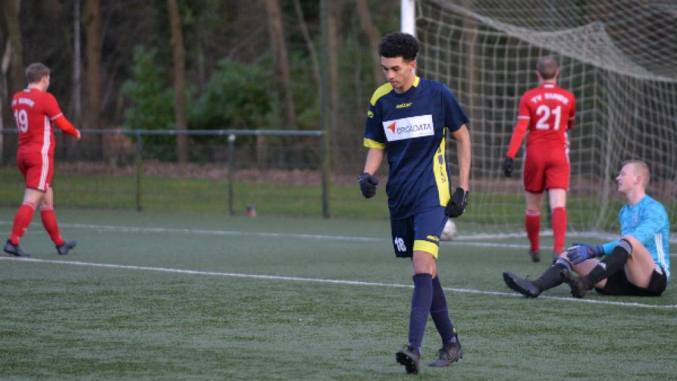 Der 19-jährige Ramon Issa schenkte dem TV Bunde gleich fünfmal ein. © Foto: Born