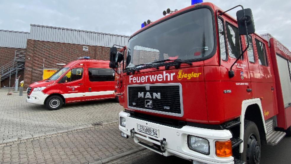 Nach einem Brandalarm im Combi-Markt rückte die Freiwillige Feuerwehr Weener heute Vormittag aus. © Foto: Hanken
