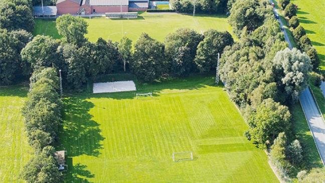 Wo Kühe grasten, bis der Ball rollte