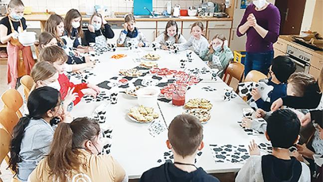 Nach der Theorie gab es Leckereien